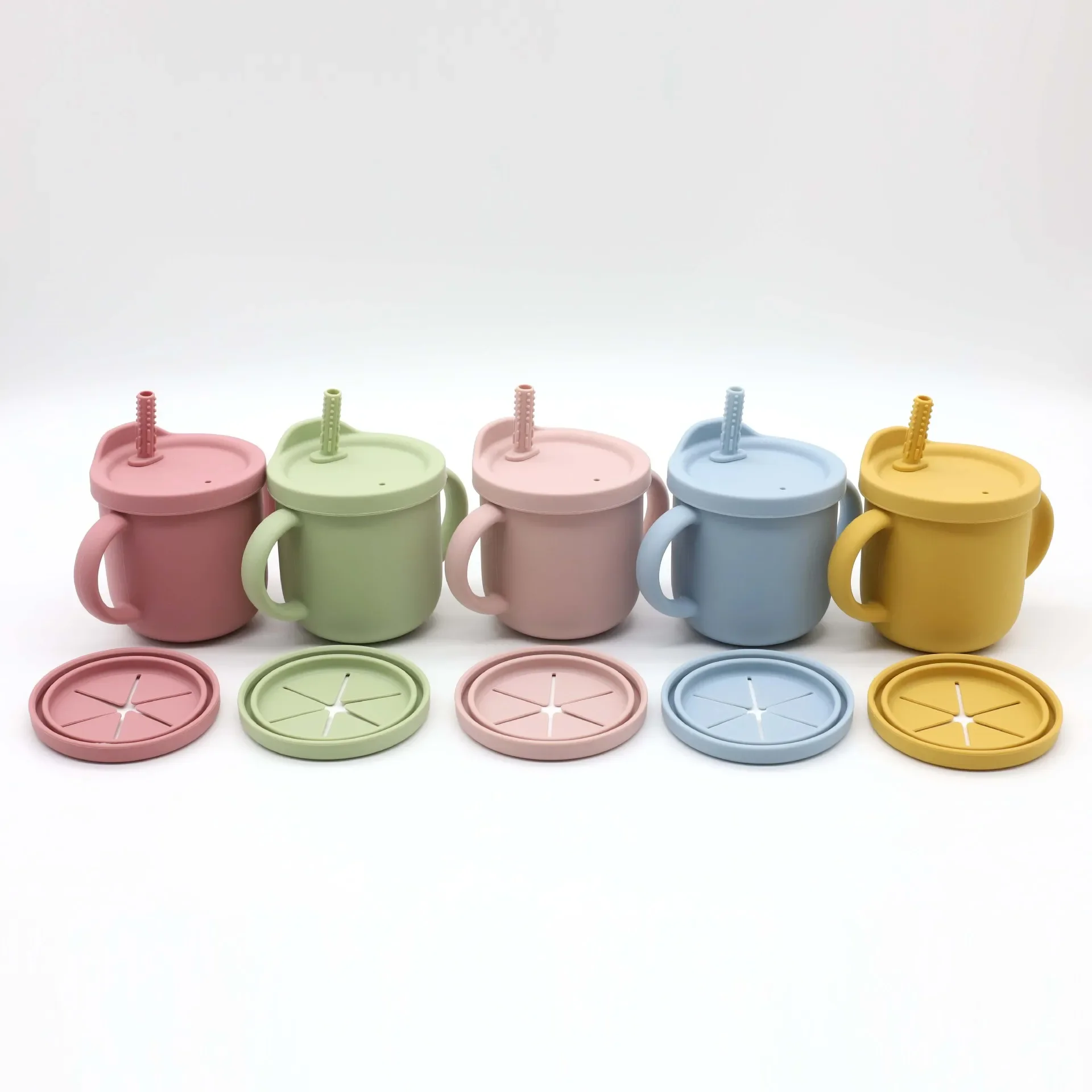 2 крышки BPA устойчивые к всплыванию кружка для питья закуски чашки младенцев с