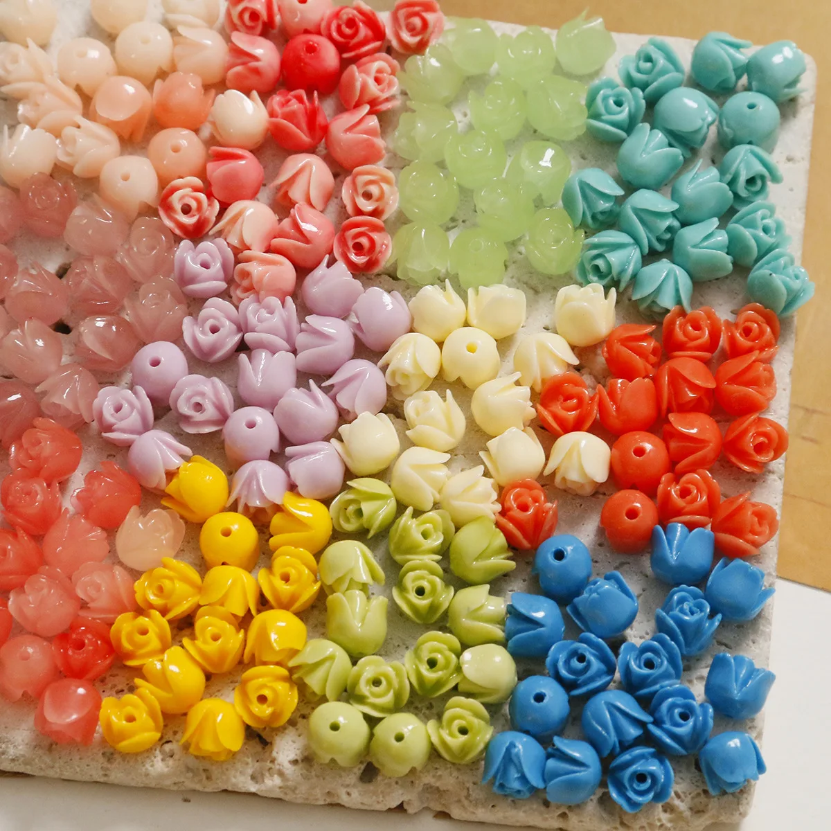 

Бусины в японском и корейском стиле с перфорацией, 10 шт.