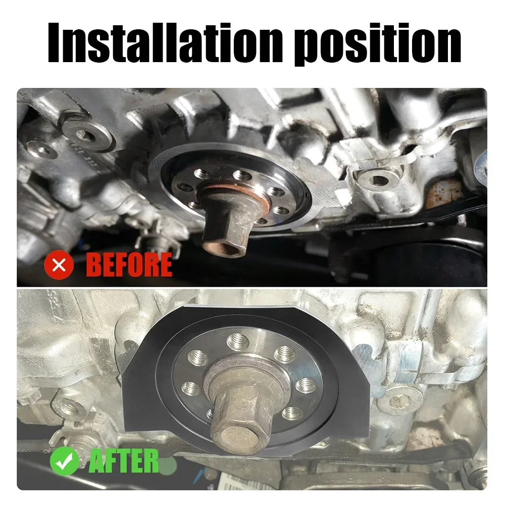 Уплотнение кривошипа серпантин защита ремня для BMW N52 N54 N55 S55 135i 335i 435i 535i X1 X3 X5