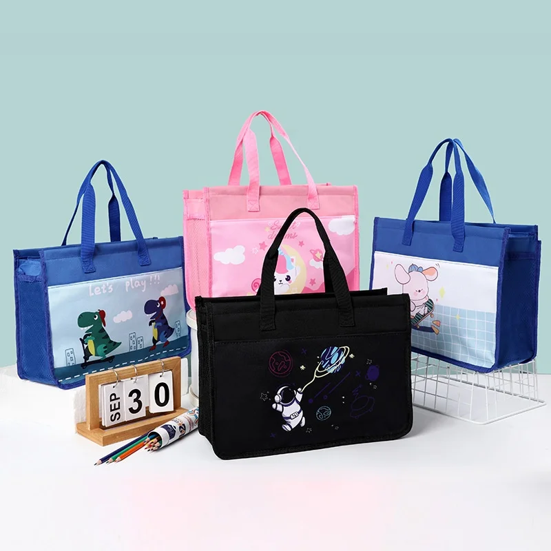 Primary Girl Boy Students Cute Cartoon Dinosaur Unicorn Tutorial Bags New Children Fashion Large Capacity Handbag Drop Shipping