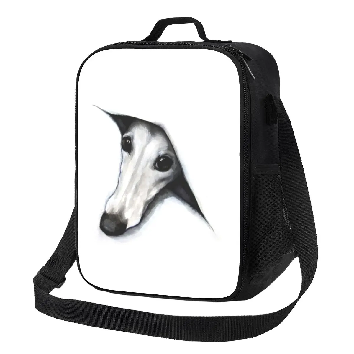 

Greyhound сумка для ланча с ручкой, элегантная охлаждающая сумка на молнии, Пляжная термальная сумка для еды