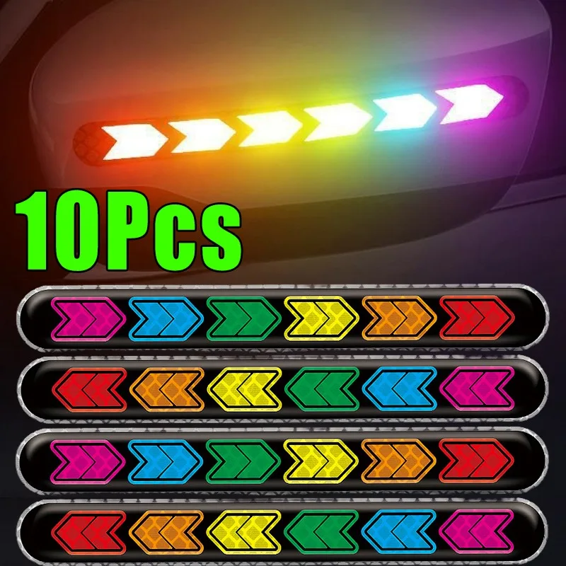 Яркие светоотражающие наклейки для автомобиля автомобильная дверь Корпус