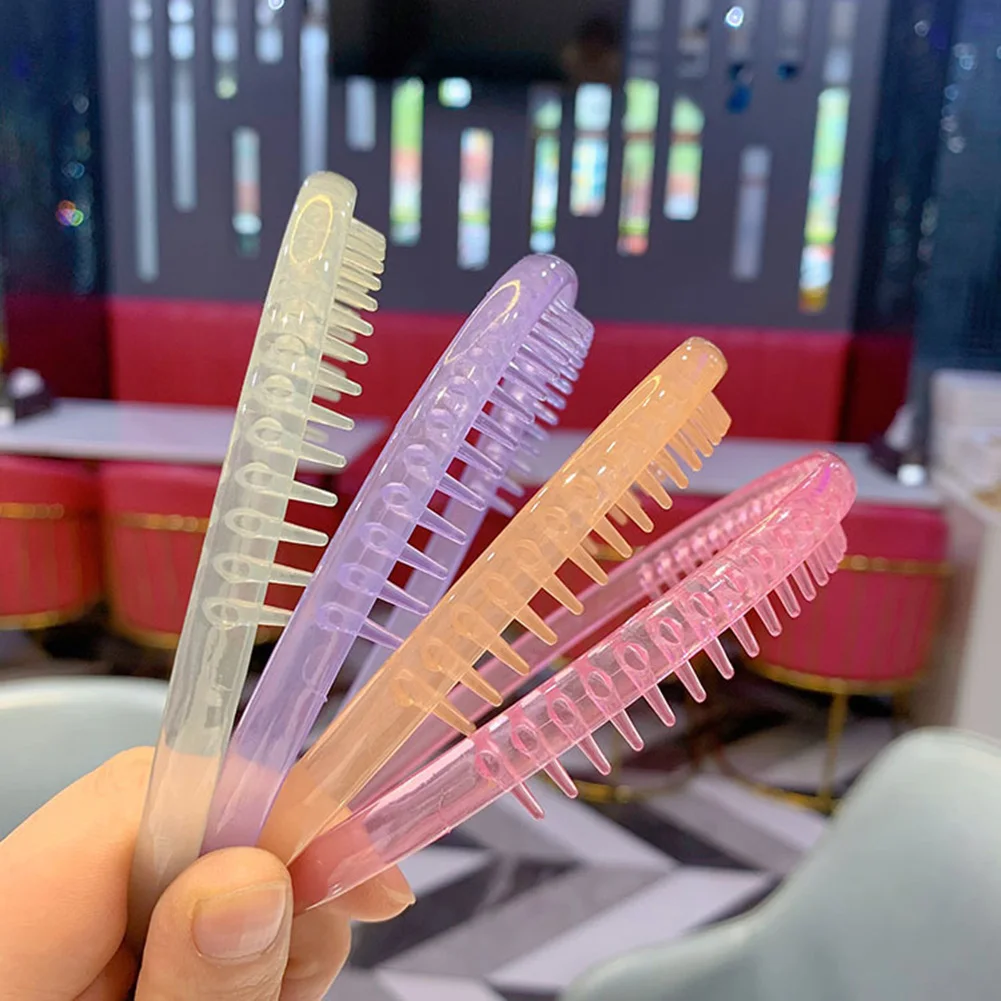 

Toothed Antiskid Hairband Hairpin Plastic Hair Hoop Headwear Styling Tools Headband Braided Hairbands Clips for Girls