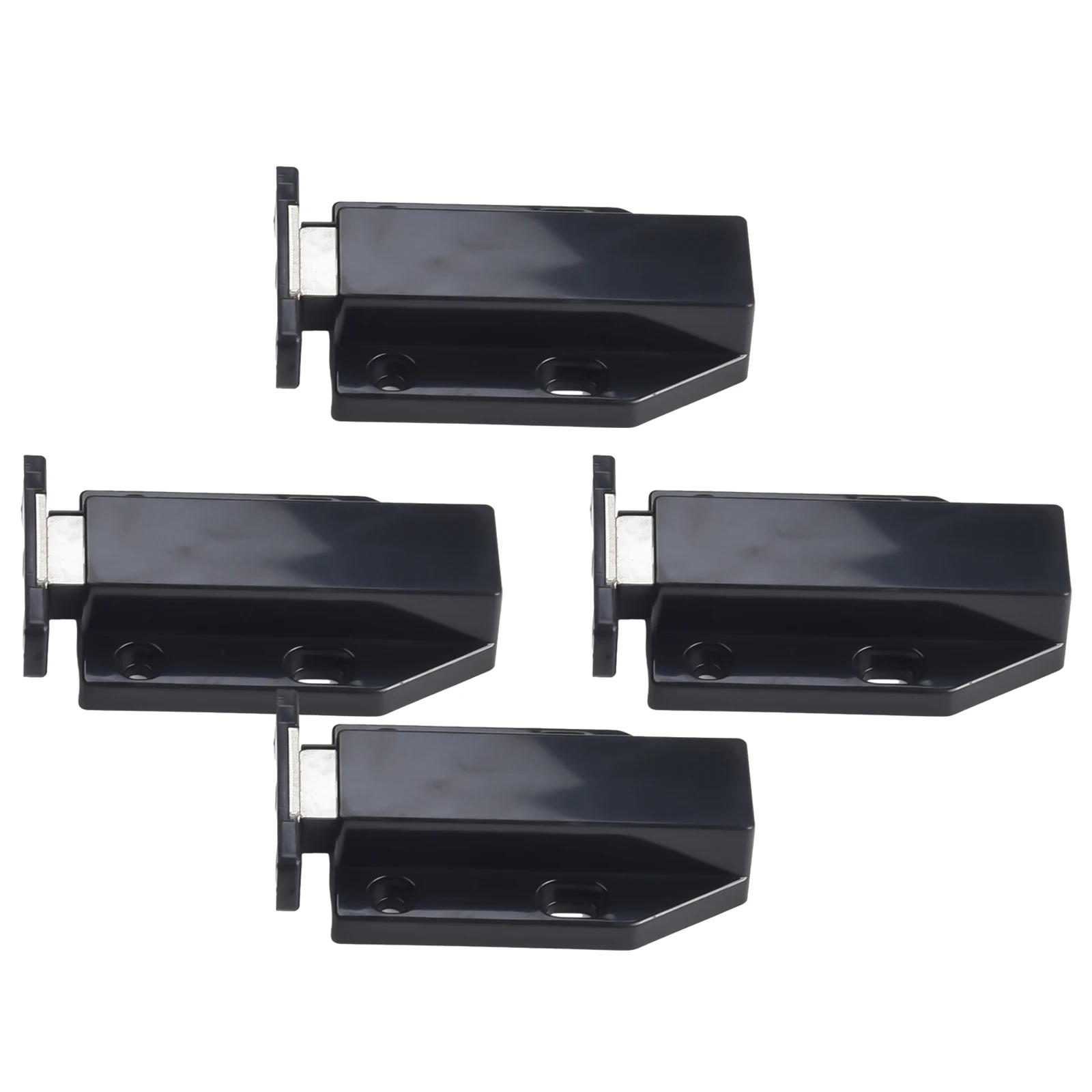 Дверной стопор защелка для шкафа самоблокирующаяся черная дверная ручка