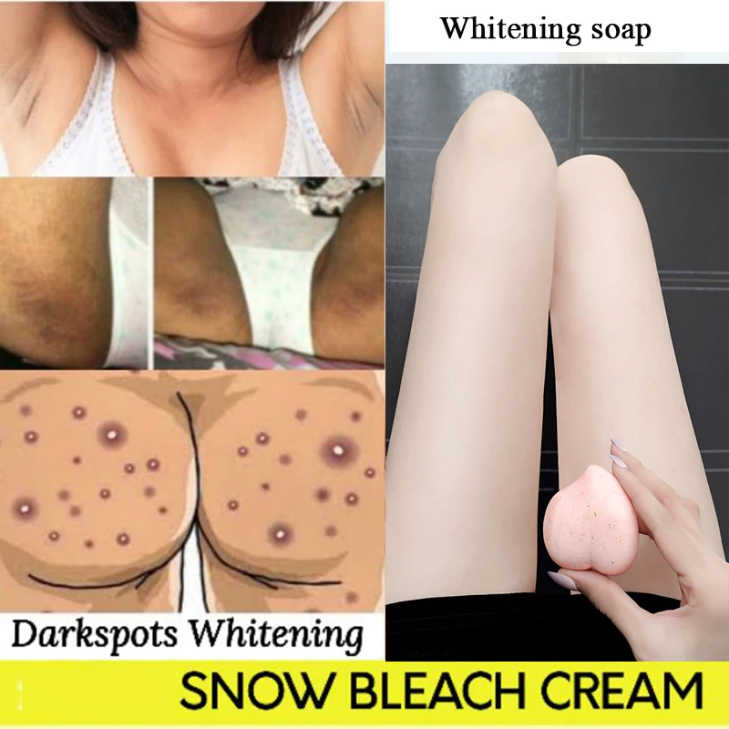 

80g Rapid Skin Bleaching Cream Soap Armpits Underarm Groin Private Parts Whitening Peach Scented Feminine Intimate Wash Care