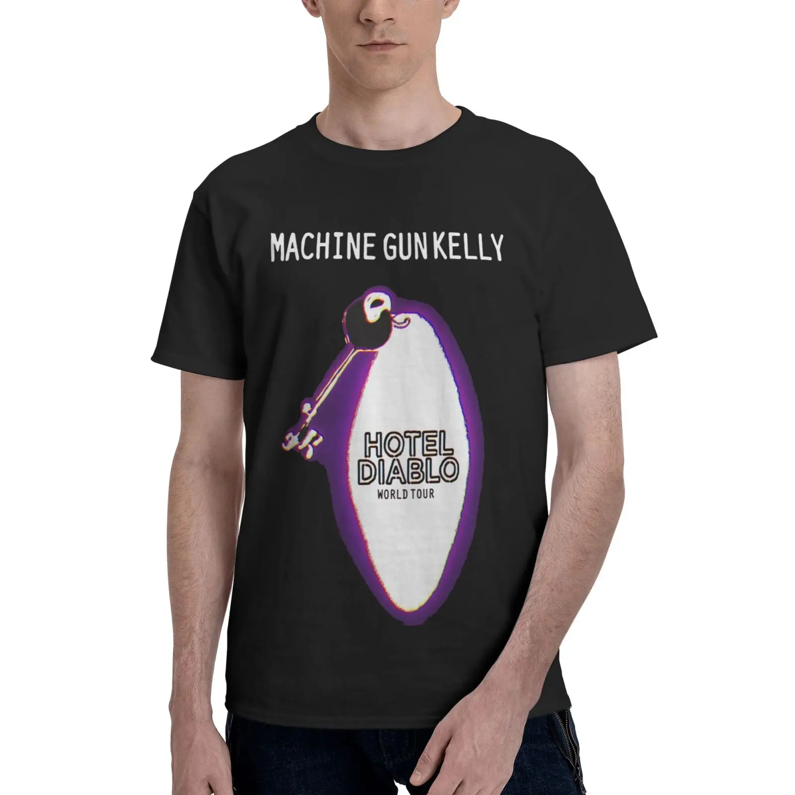 

Rare Items Machinekelly Tour 2019 Hotel Oversized T-Shirt Manga T-Shirt Oversized T-Shirt Top Tops Oversize Women's T-Shirt Top