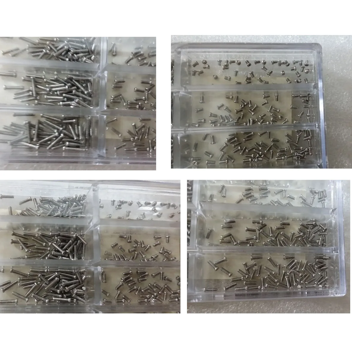 500 шт. 10 размеров винты из нержавеющей стали для ремешка часов