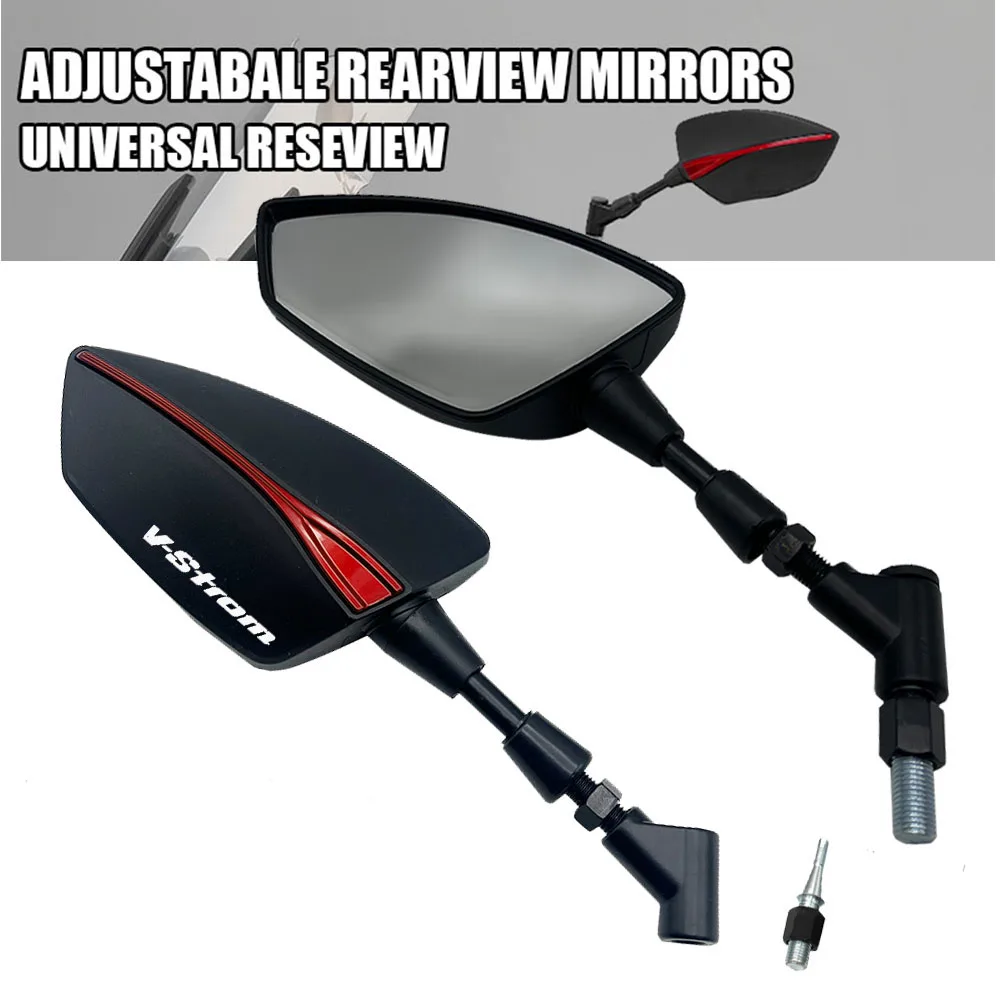 

Motorcycle Mirror Rearview Side Mirrors Universal For Suzuki DL650 V-Strom DL1000 DL 650/XT DL1000/XT V Strom