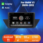 Android автомобильный радиоприемник с навигацией GPS для BMW X1 E84 2009 2010 2011 2012 Мультимедиа 2.5D сенсорный экран SWC BT Carplay