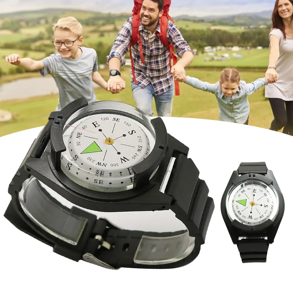 

Outdoor Compass Hiking Camping Diving Precision Professional Wrist Diving Compass 50 M/164FT Compass Dial Waterproof