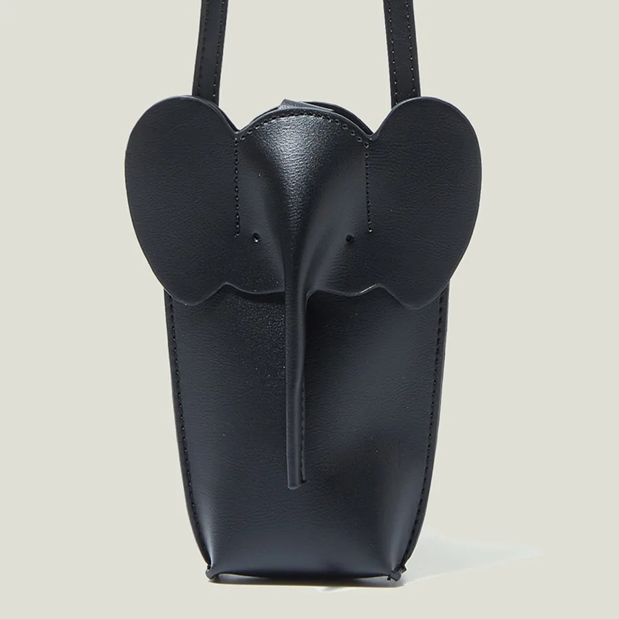 High Quality Solid Color Elephant Mobile Bag New And Unique Women's Purses Cute Animal Crossbody Bag One Shoulder Mini Tote Bags