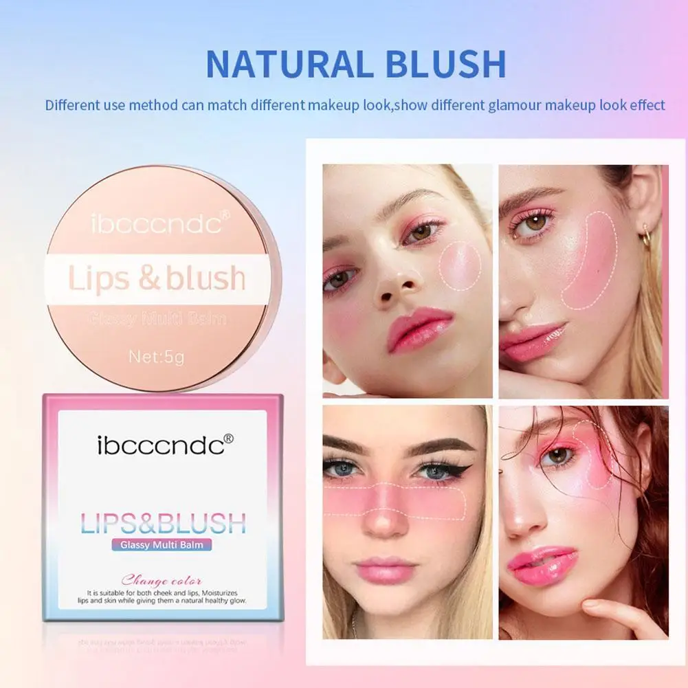 

Color Changing Blush Natural Long Lasting Waterproof Transparent Gel High-gloss Contouring Brightening Face Makeup Cosmetics