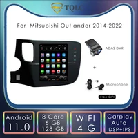 car radio android tesla style screen for mitsubishi outlander 2014 2022 9 7 car stereo carplay multimedia autoradio head unit