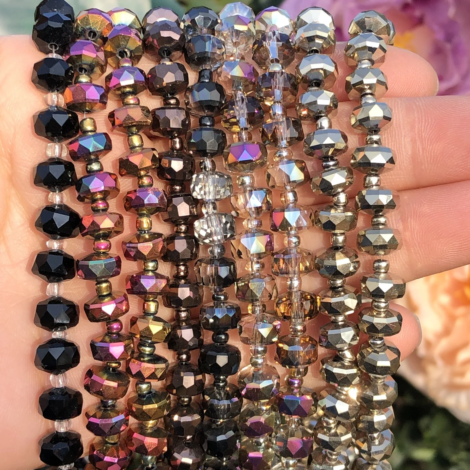 

Бусины из австрийского хрусталя с гранями, 8 мм