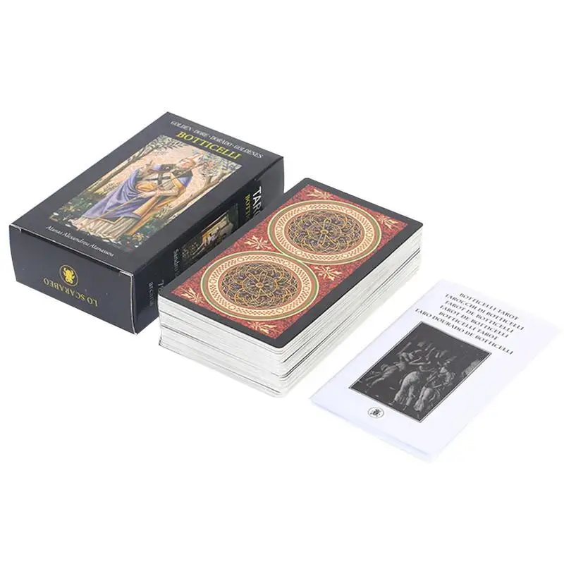 

Botticelli Tarot Decks Oracle Cards for Beginners Professionals Fortune Telling Tarot Card Deck Table Board Game Party Favors