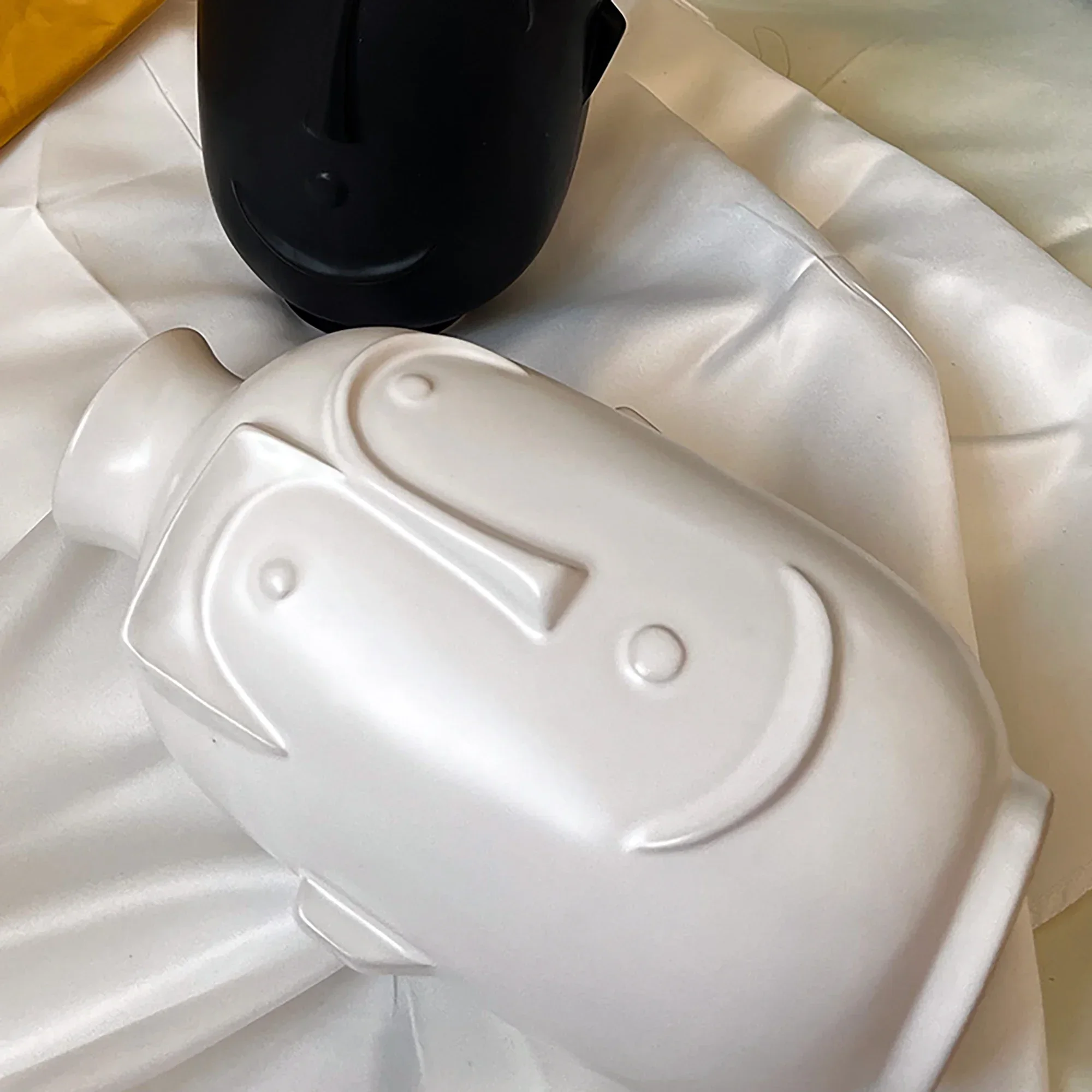 Большая Настольная Ваза с человеческим лицом керамический держатель для цветов