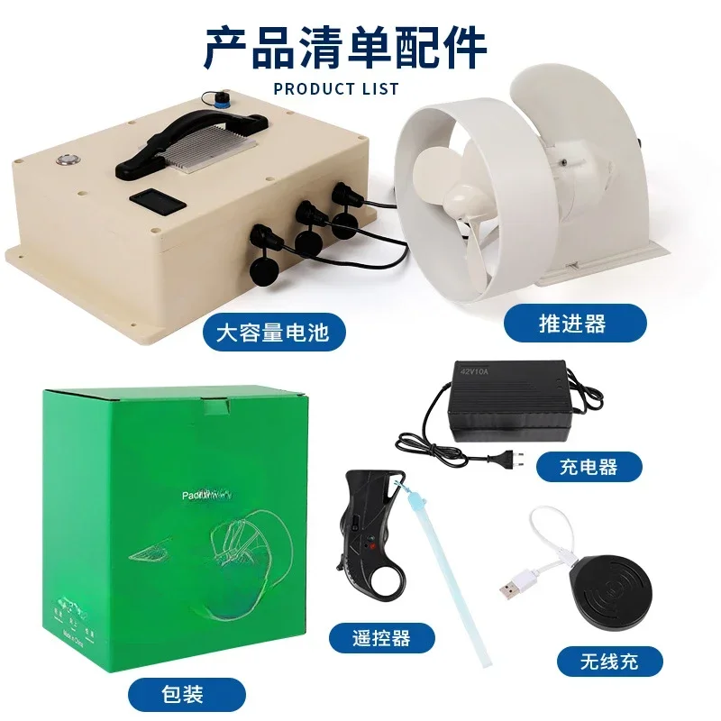 Надувное электрическое подруливающее устройство SUP для доски серфинга с