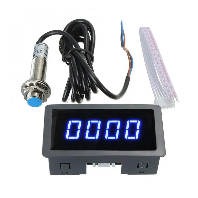 

Hot Selling Cf5135C-Z Industrial Blue Led Measurement Accuracy Motor Speed Panel Table Hall Switch Automotive Tachometer