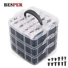 Автомобильный зажим, 620 шт.кор., разные фиксаторы для кузова автомобиля, заклепки бампера