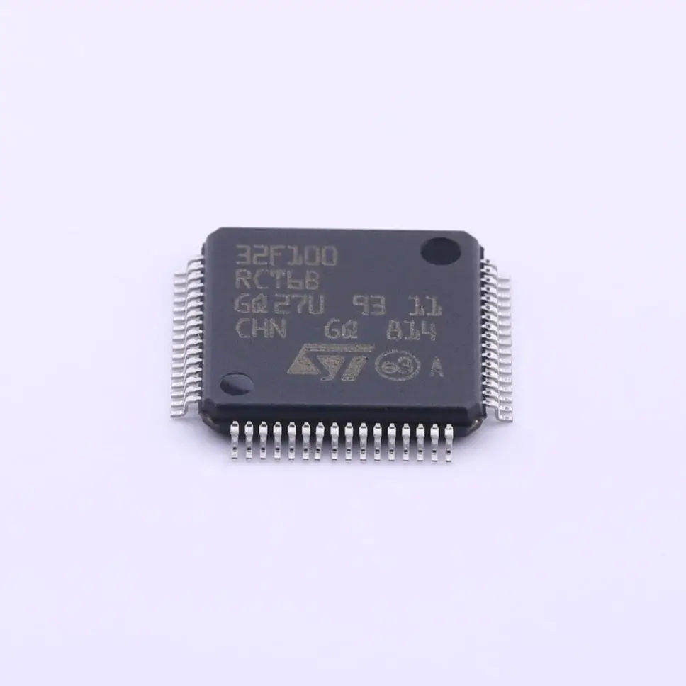 

MCU 32-bit STM32F ARM Cortex M3 RISC 256KB Flash 2.5V/3.3V 64-Pin LQFP Tray - Trays STM32F100RCT6B