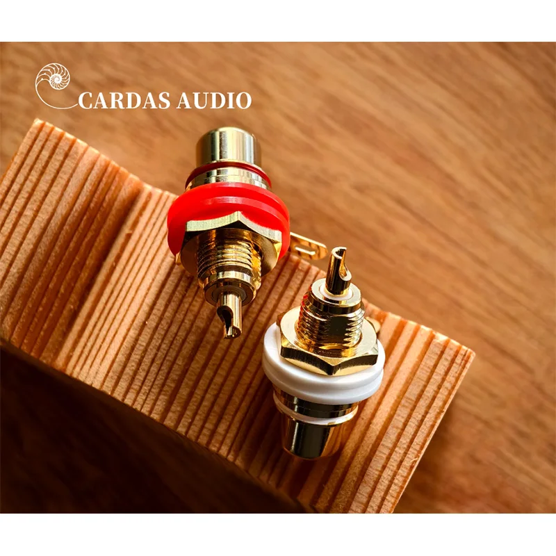 Фото Оригинальный позолоченный RCA-разъем Cardas Audio CTFA производства США №1