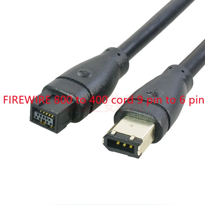 

NEW 1.8m FIREWIRE cable FIREWIRE 800 to 400 cord 9 pin to 6 pin triple-shielded