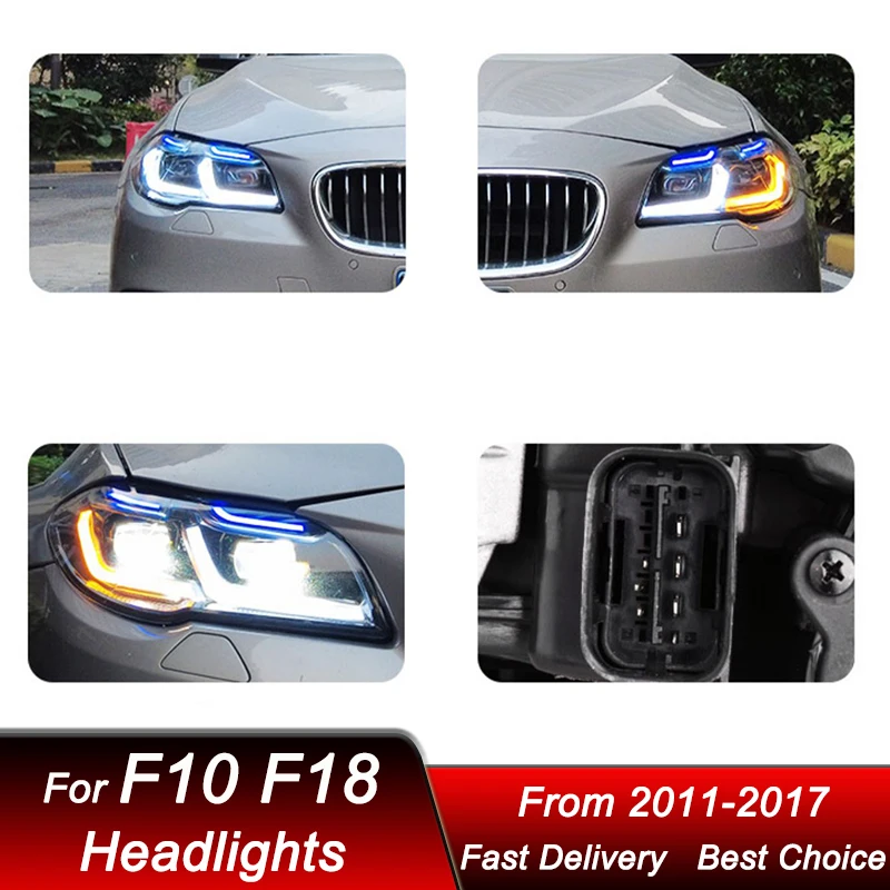 Автомобильные фары для 5 серии F10 F18 2011-2017 новая стандартная фара в сборе