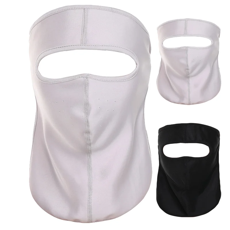 

Women Summer Outdoor Sun Proof Ice Silk Mask Sunscreen Balaclava Face Masks Protect Neckline Windproof Breathable Mask