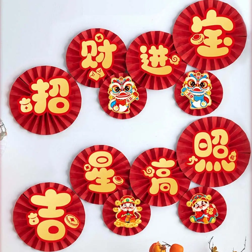 Традиционный китайский бумажный веер с цветами складной ручной работы 2025