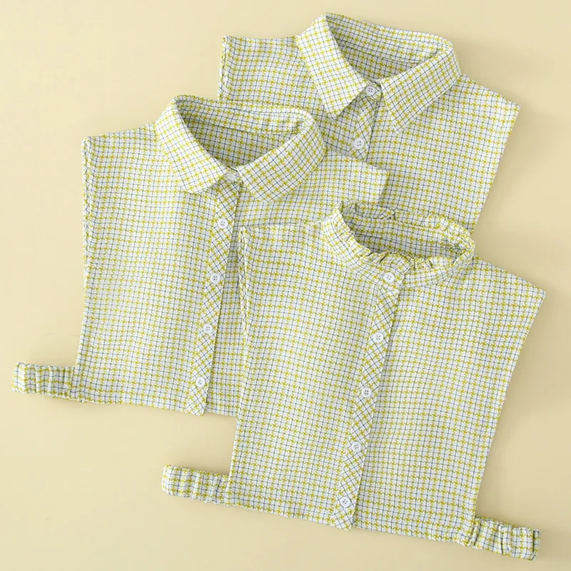 

Women Stand Lapel Fake Collar for Mens Half Shirt Detachable Shirt Collar False Collar Lapel Blouse Top Clothes Accessory