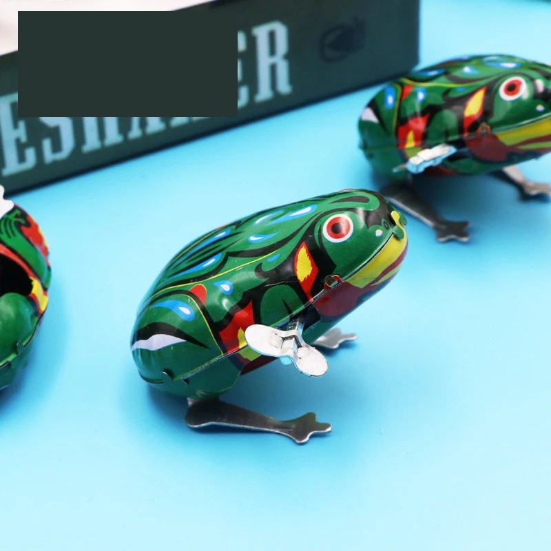 Классическая Игрушка-прыгущая Лягушка Винтажная Детская Обучающая Игра Для