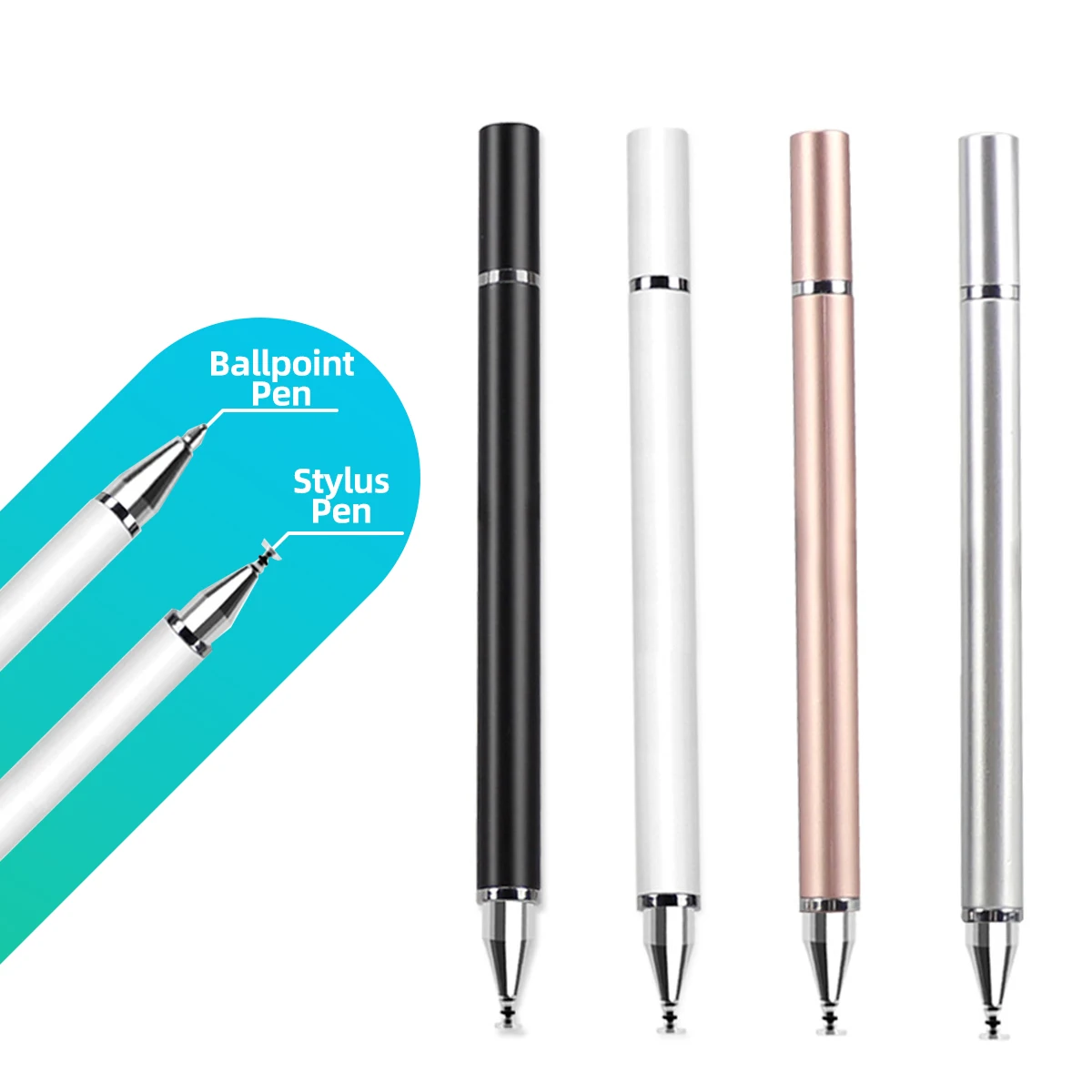 

Universal 2 in 1 Stylus Pen Drawing Tablet Capacitive Screen Caneta Touch Pen for iOS Android iPad Smart Pencil Accessories