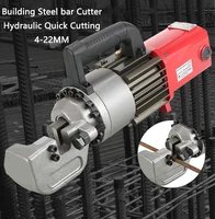 portable steel bar cutting machine electric hydraulic rebar cutter 4 22mmelectric hydraulic angle steel punching machine