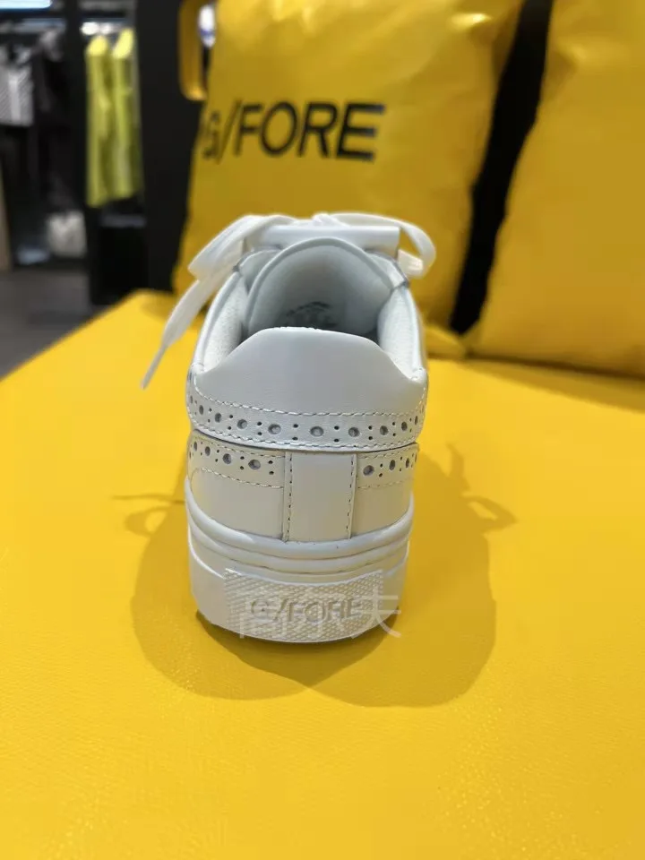 GF golf shoes women's shoes small white shoes board Ding transparent crystal sole skull with female sole outdoor leisure