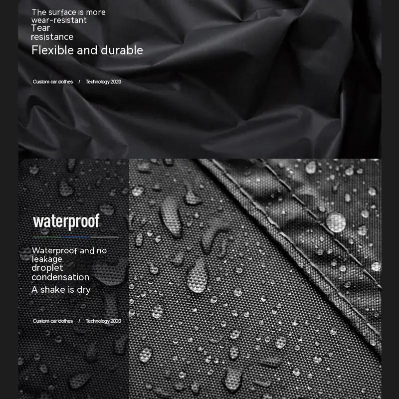 Для Mercedes Benz EQS 350 450 580 210T Полные автомобильные чехлы Наружная защита от солнца и