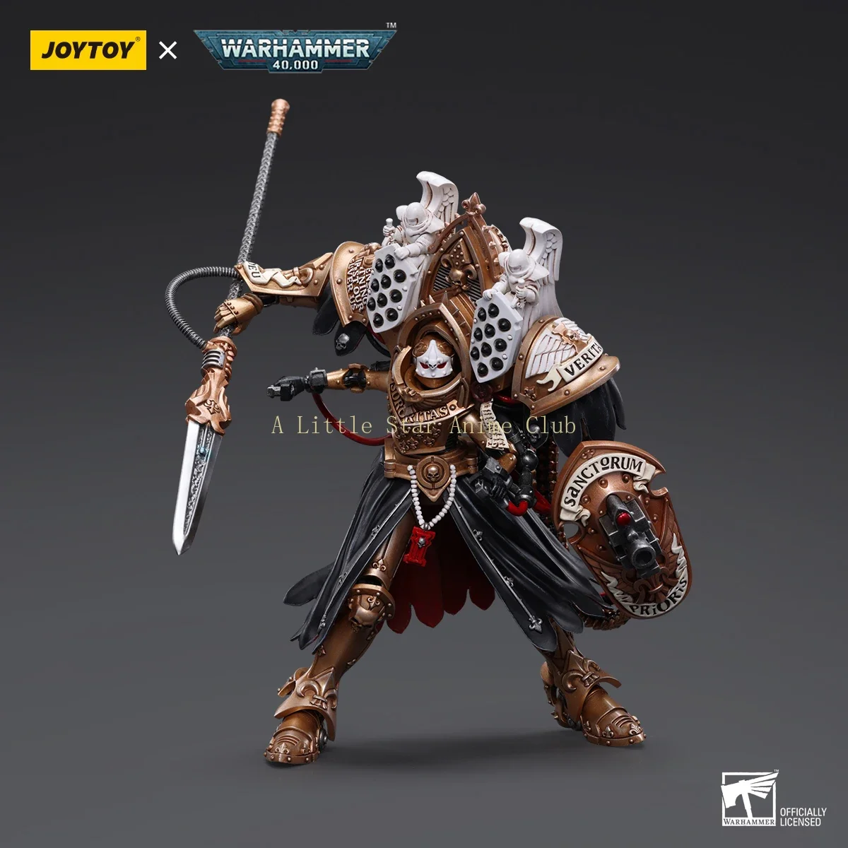 Фото В наличии Оригинальная фигурка JOYTOY 1/18 WARHAMMER 40000 Adepta Sororitas Abbess Sanctorum Morvenn Vahl, коллекционная модель №4