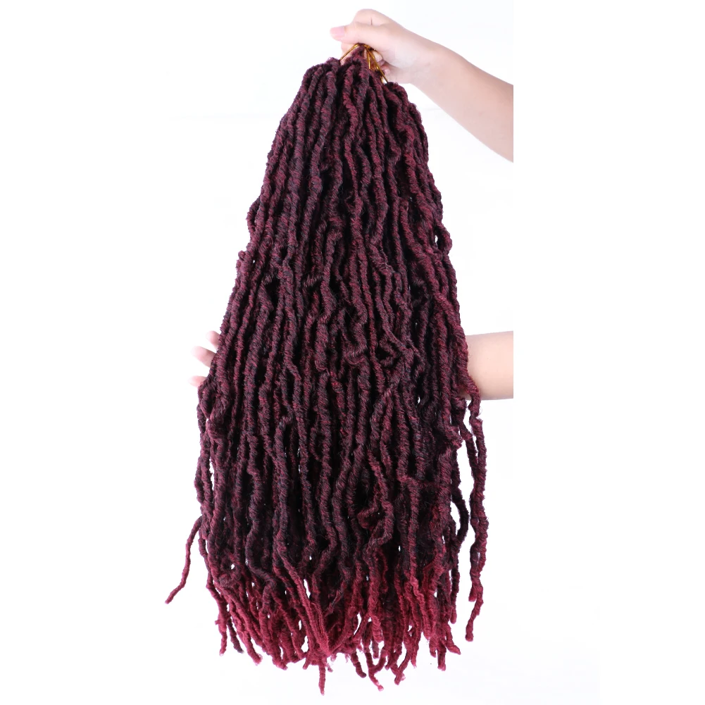 

AVECIA Nu Locs твист крючок косички 24 дюйма коробка косички с синтетическими волосами удлинители богини плетение для женщин