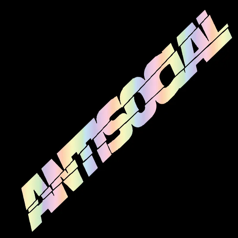 

Автомобильная наклейка JDM, месть, ночник, антиisocial, несмываемый штатив, внешние аксессуары, баннер на ветровое стекло, украшения для соревнований, наклейки