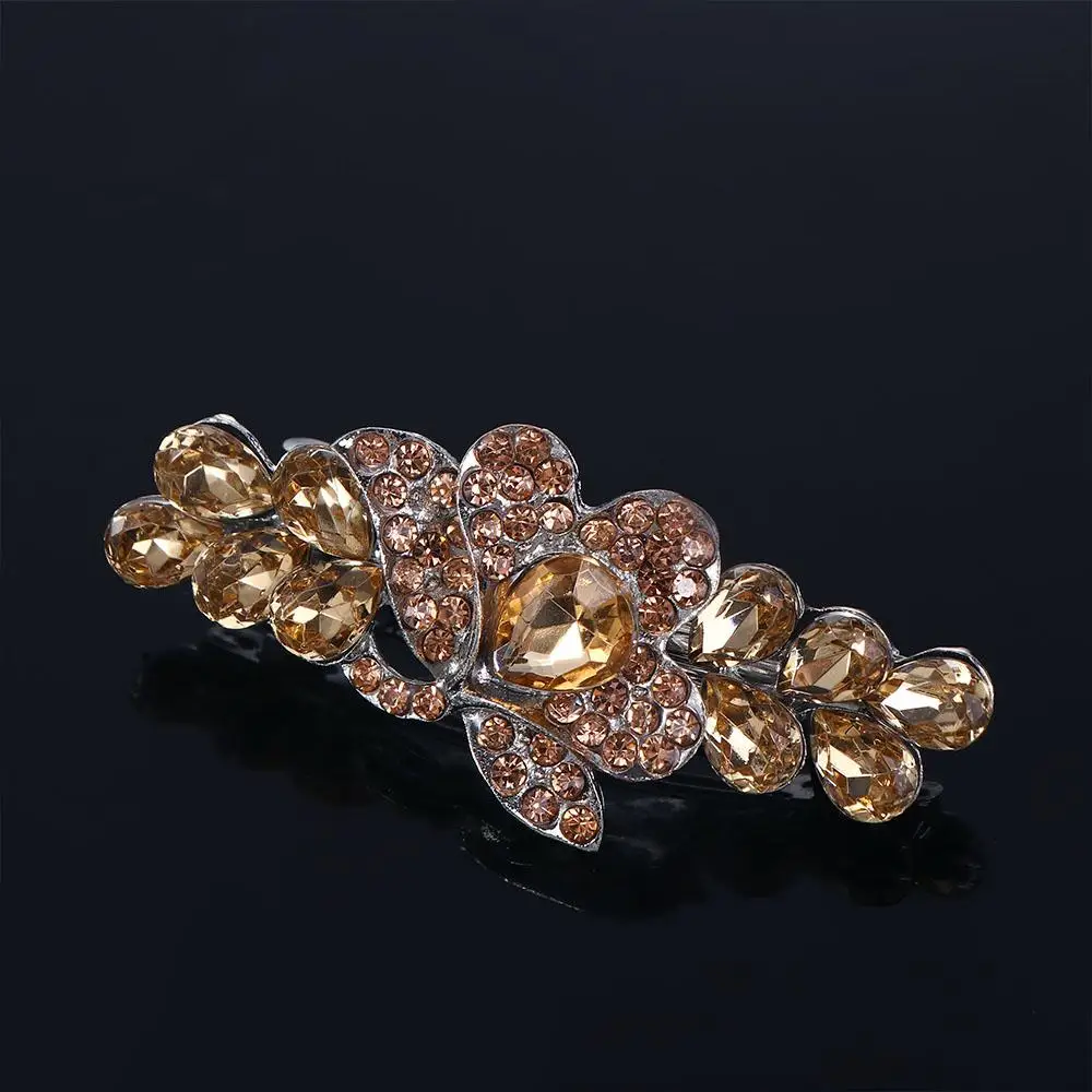 Элегантный модный хрустальный тюльпан держатель для хвоста головные уборы