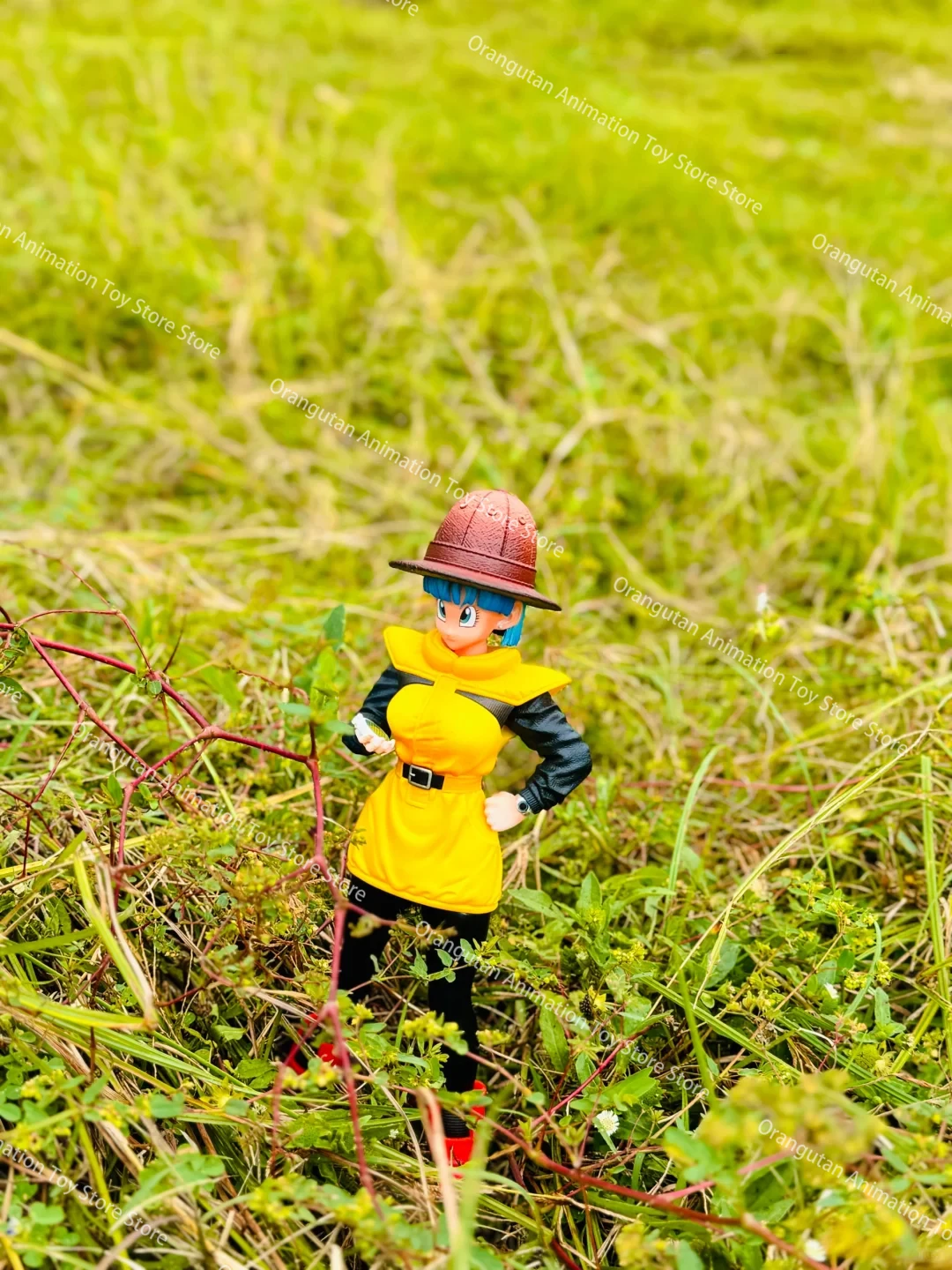 Новый Dragon Ball Z 23 см Bulma Красивая девушка Подвижная модель Статуя из ПВХ