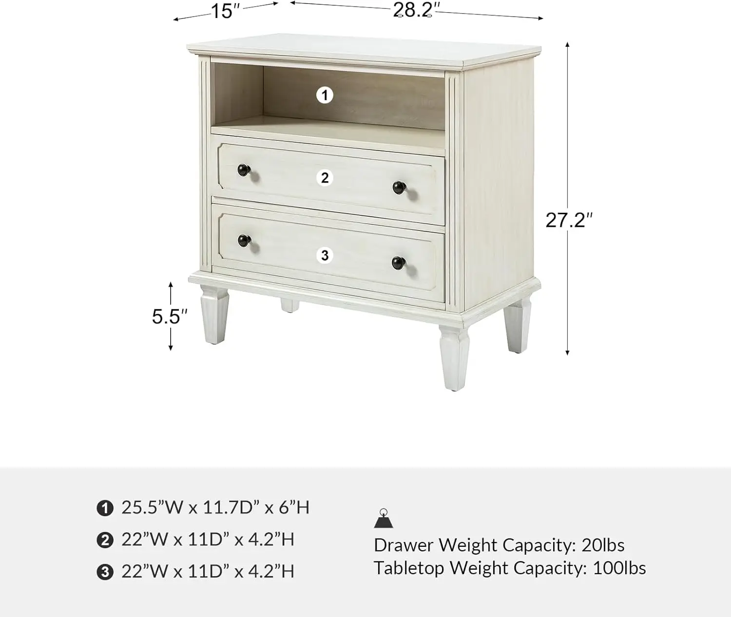 Тумбочка HULALA HOME с зарядной станцией набор из 2 штук торцевой столик для