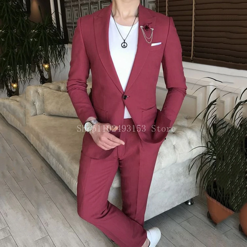 Рисунок 3 - Костюм Свадебный Мужской бордовый