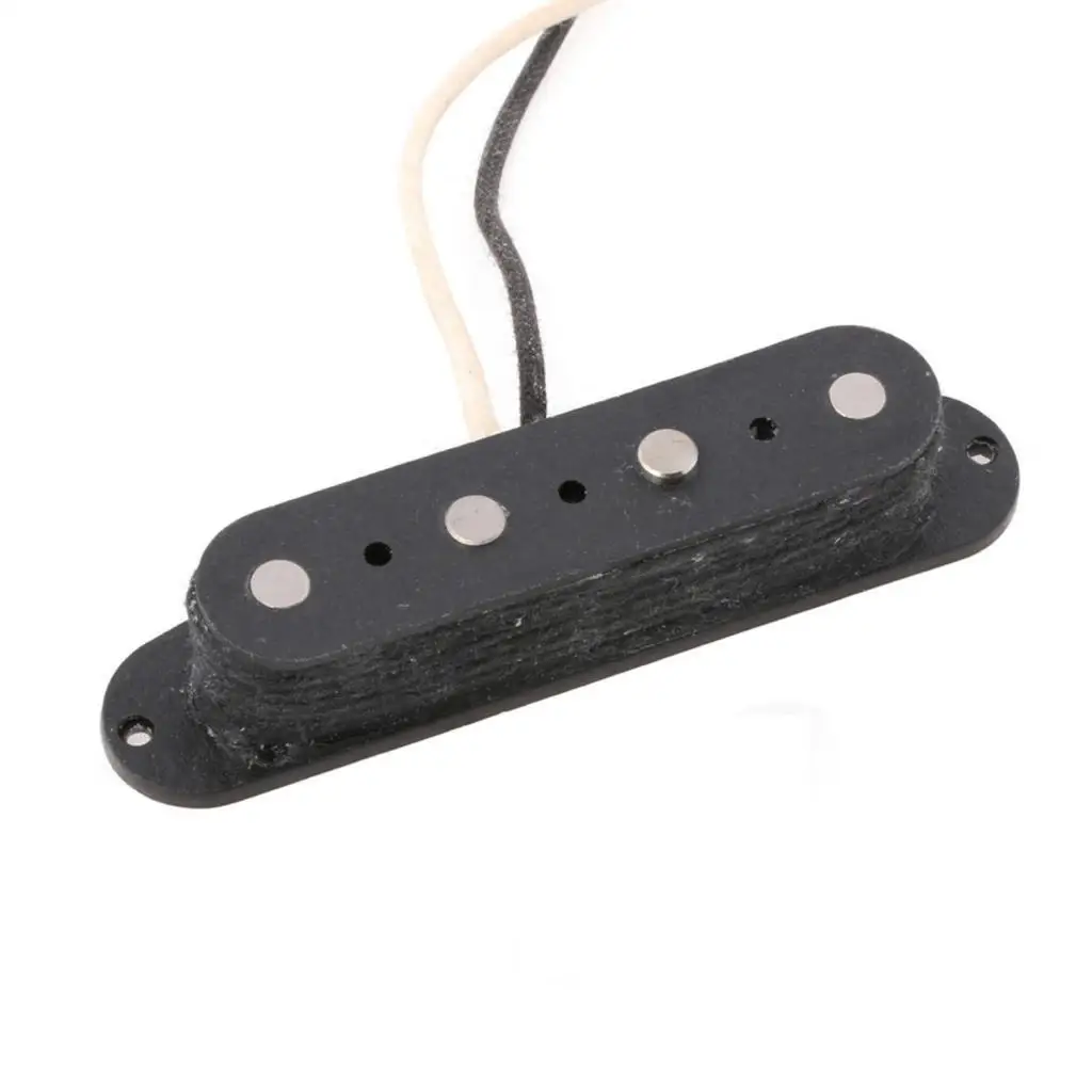 

4 Strings Electric Guitar Neck Bridge Pickups Humbucker for TL Guitar Black