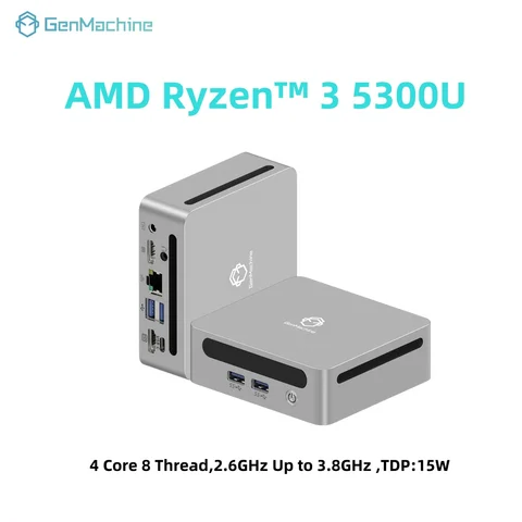 Мини-ПК GenMachine Ren5000 Ryzen 3 5300U