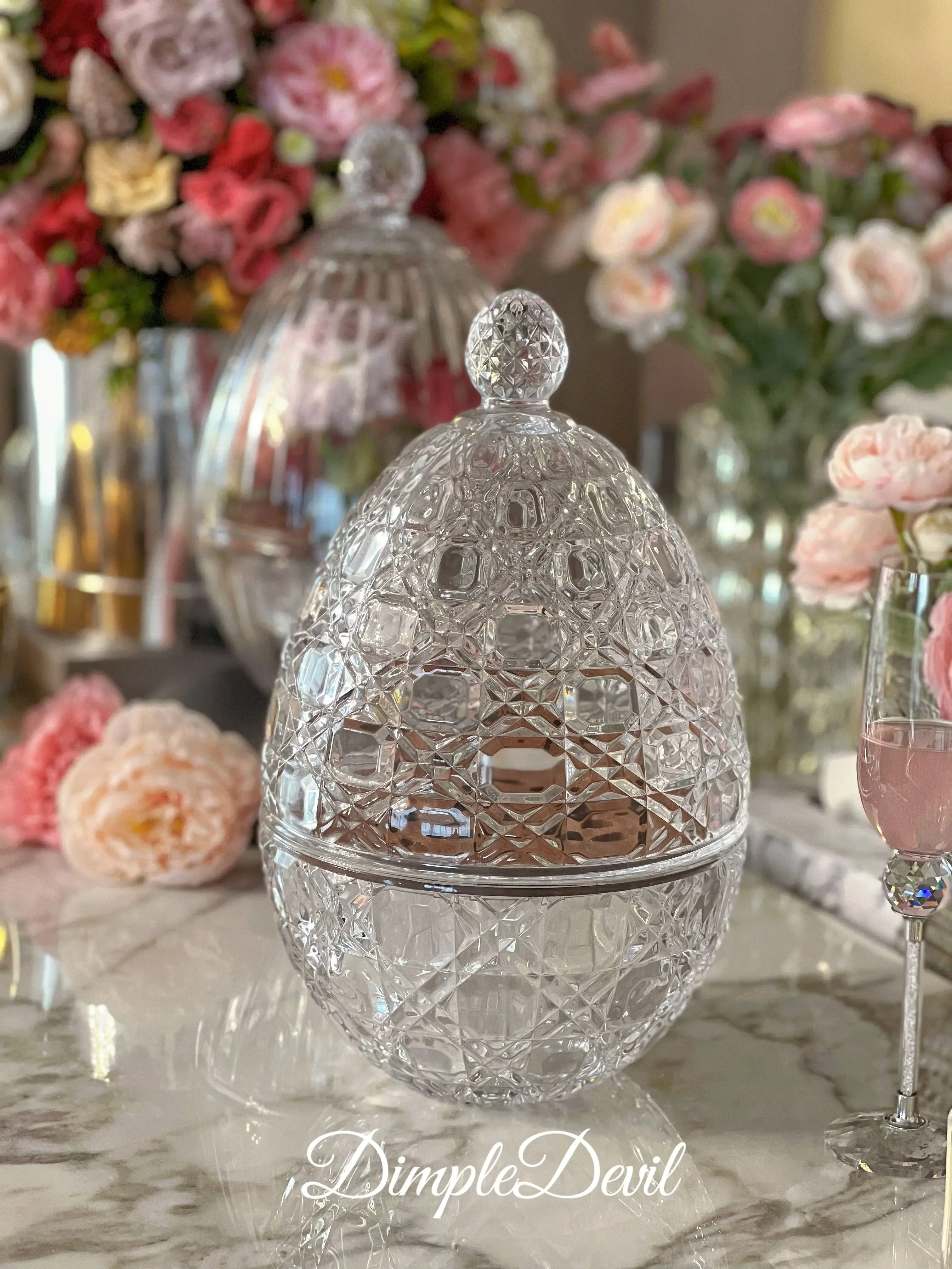 Крутая стойка для хранения столовых приборов Xinyue из хрустального стекла в