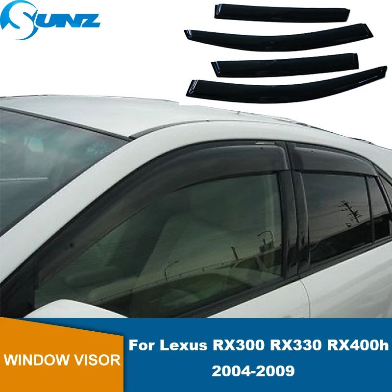 Car Rain Shield For Lexus RX300 RX330 RX400h 2004 2005 2006 2007 2008 2009 Car Side Window Vent Visor Sun Rain Deflector Guard