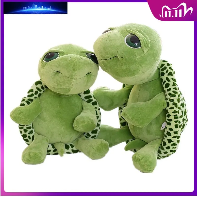

20CM Kids Toys Cute Baby Super Green Big Eyes Stuffed Tortoise Turtle Animal Plush Baby Toy Gift Hot Girls Gift Kawaii Plushie