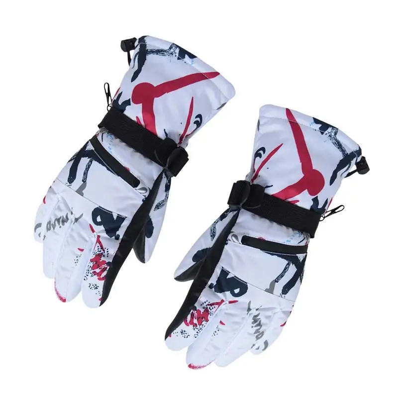 

1 Pair Ski Gloves Waterproof Snow Gloves -30 Winter Gloves For Cold Weather Touchscreen Snowboard Gloves Warm For Men Women
