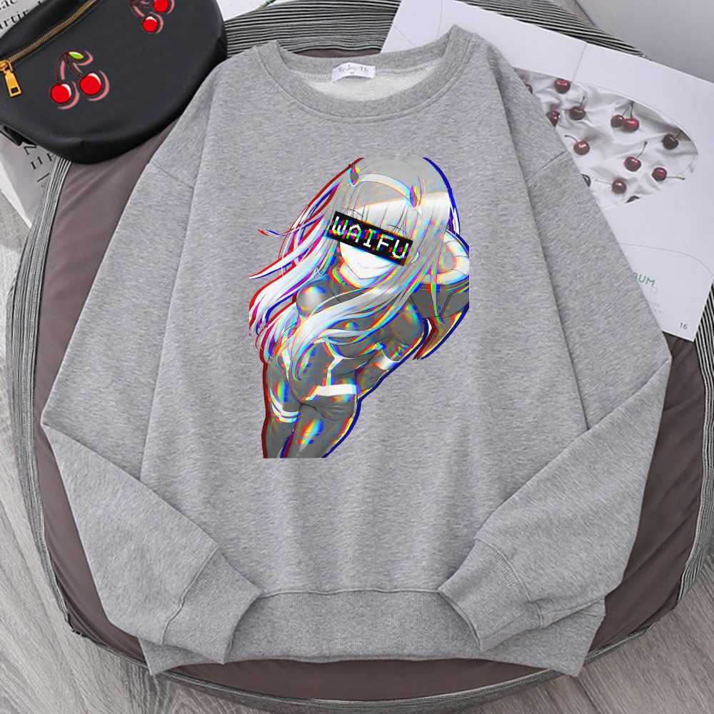 

Толстовка Zero Two Darling in the Franxx waifu, толстовки с капюшоном, мужские зимние толстовки с принтом, Повседневная модная уличная одежда в стиле хип-хо...