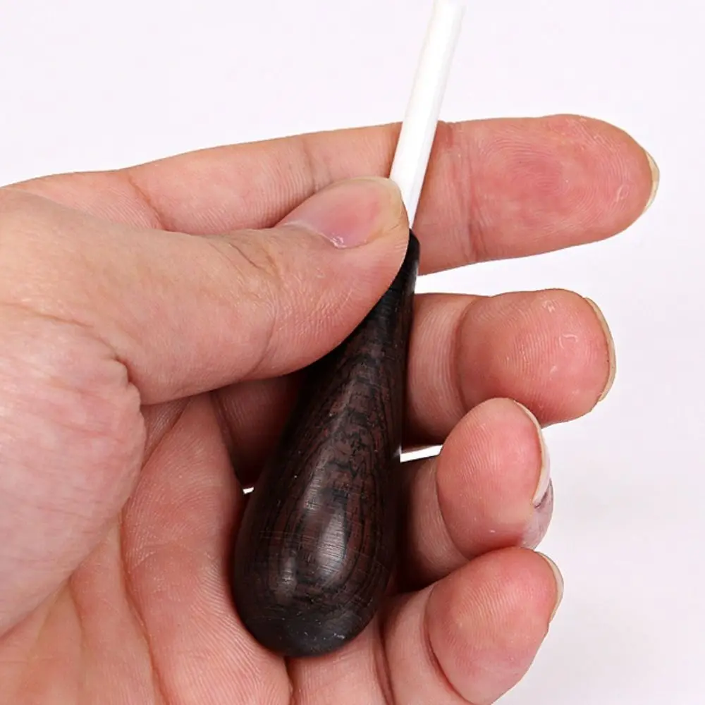 Волоконная трубка палочка из палисандра черное дерево оркестр грушевидная ручка